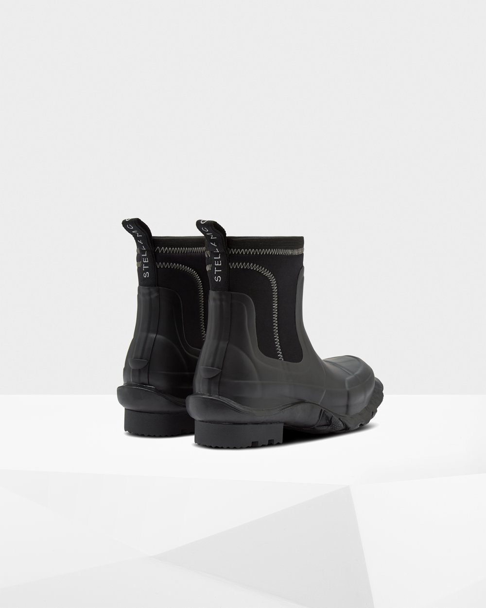 Mens Chelsea Boots - Hunter Stella Mccartney X (23WXRPHYC) - Black